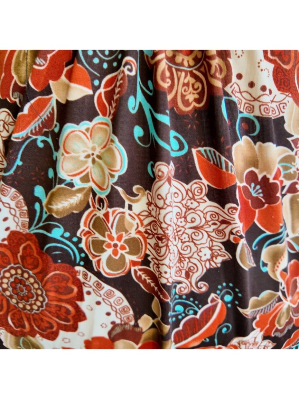 y2k summer floral maxi dress CKW size M vintage 2000s 90s - Picture 6 of 10